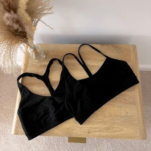 TWO BLACK LULU BRAS